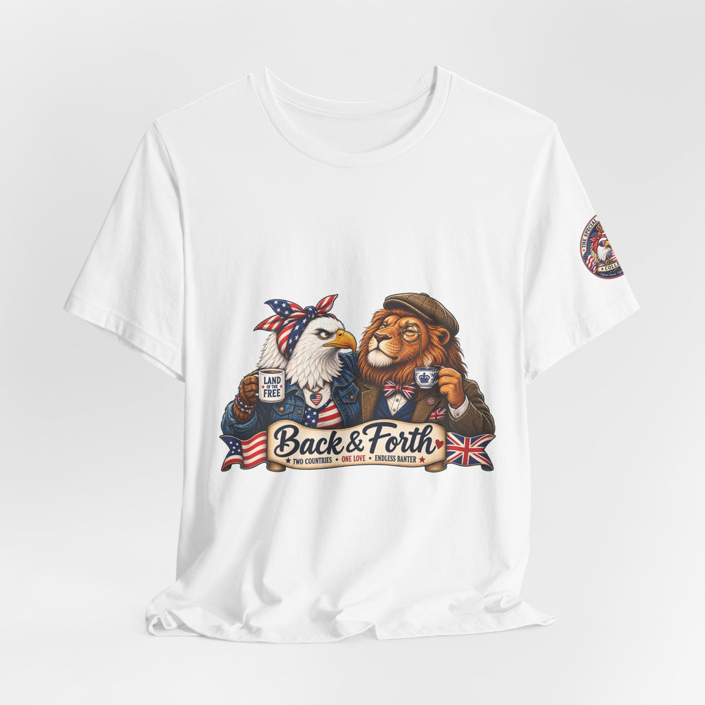 Back & Forth — British & American Banter Eagle & Lion Tee
