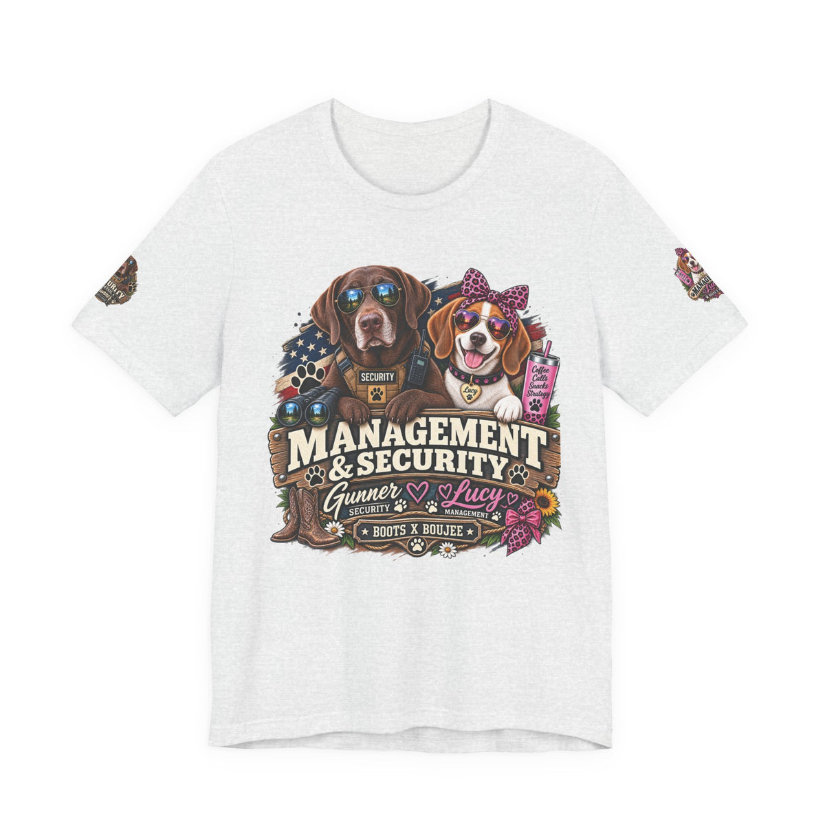 Management & Security — Gunner & Lucy Tee 🐾