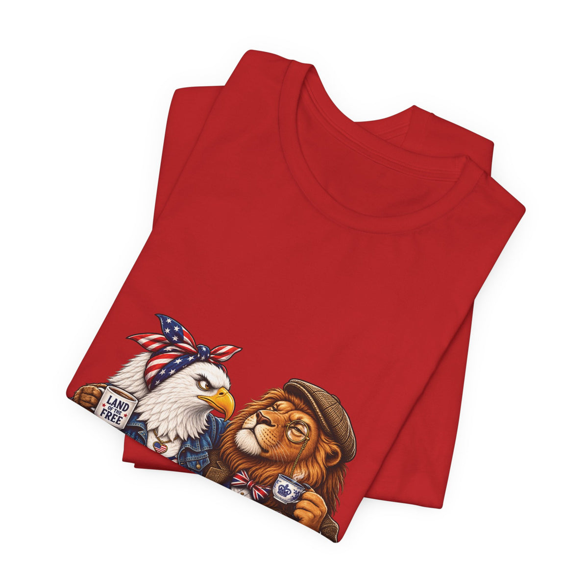 Back & Forth — British & American Banter Eagle & Lion Tee