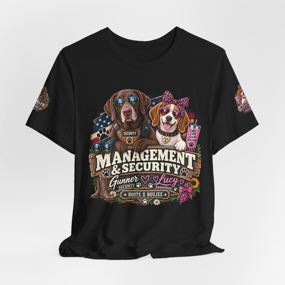 Management & Security — Gunner & Lucy Tee 🐾