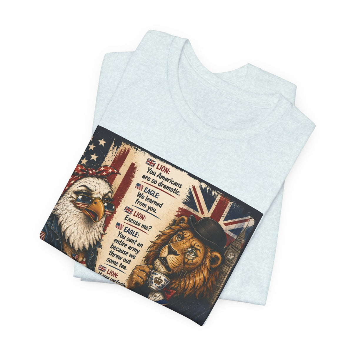 Relationship Advice — British & American Banter Eagle & Lion Tee