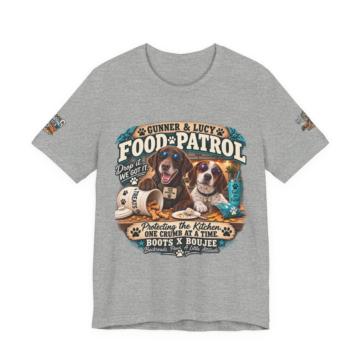 Gunner & Lucy Food Patrol Tee 🐾