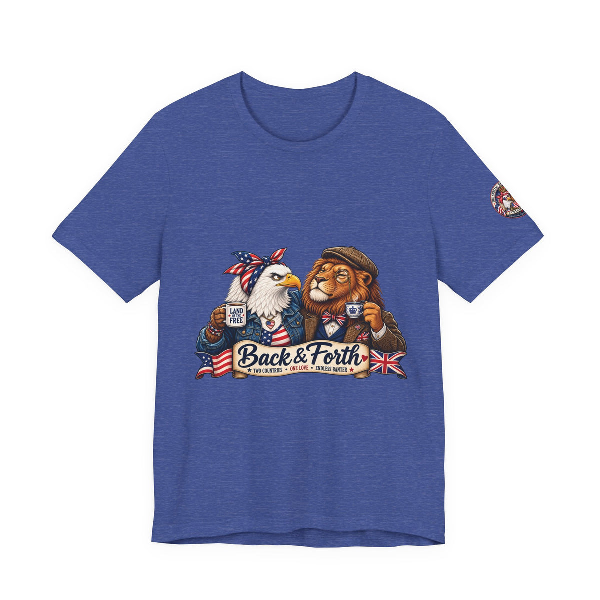 Back & Forth — British & American Banter Eagle & Lion Tee