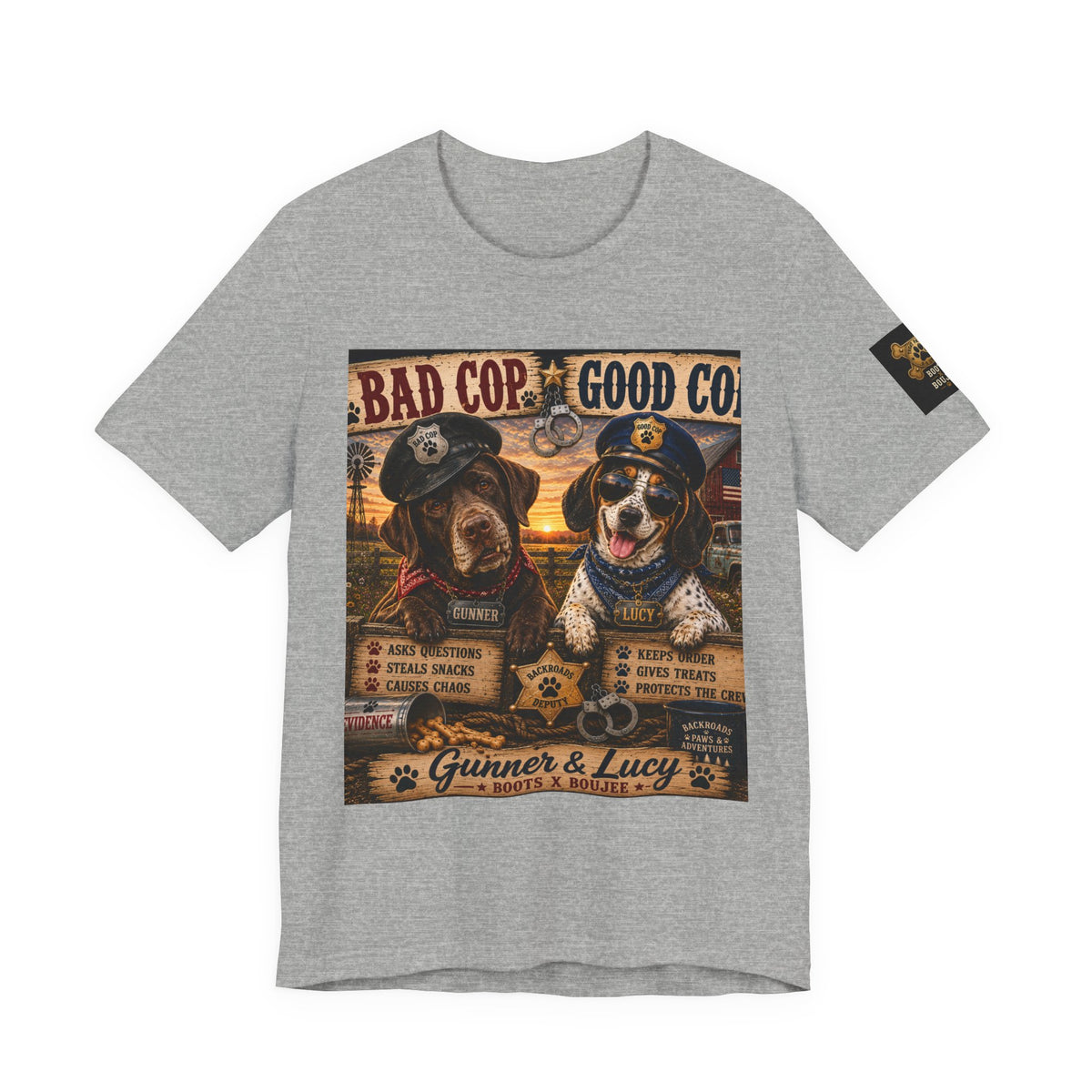 Bad Cop, Good Cop — Gunner & Lucy Tee 🐾