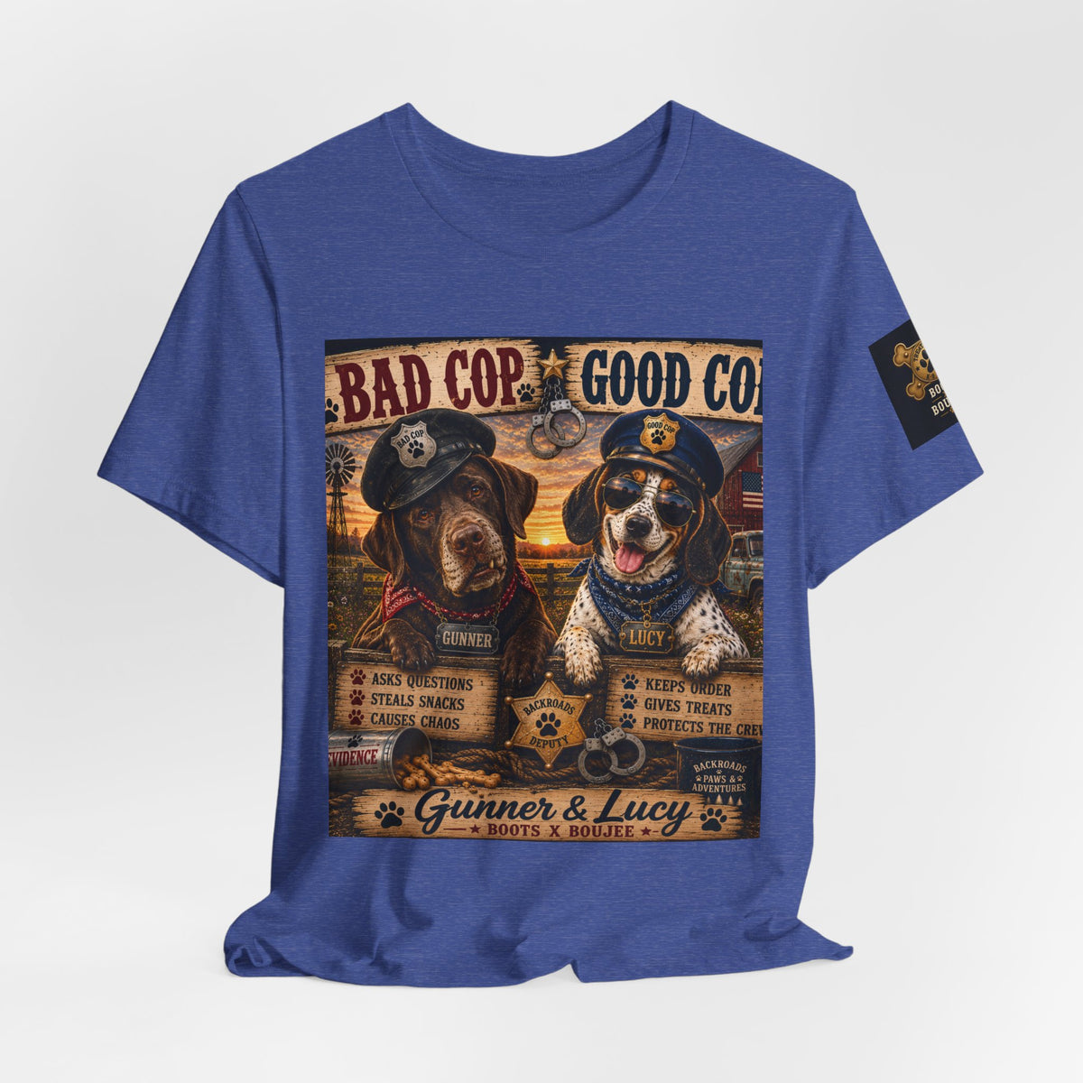 Bad Cop, Good Cop — Gunner & Lucy Tee 🐾