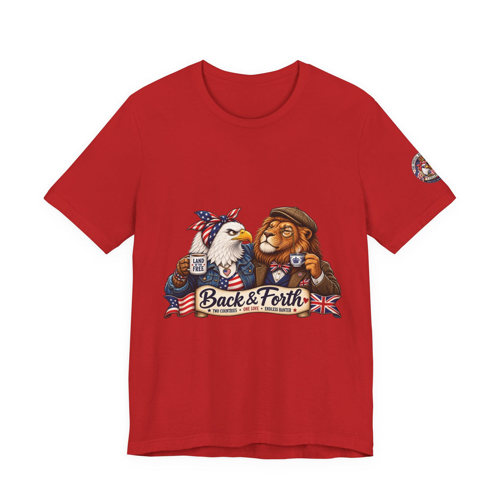 Back & Forth — British & American Banter Eagle & Lion Tee
