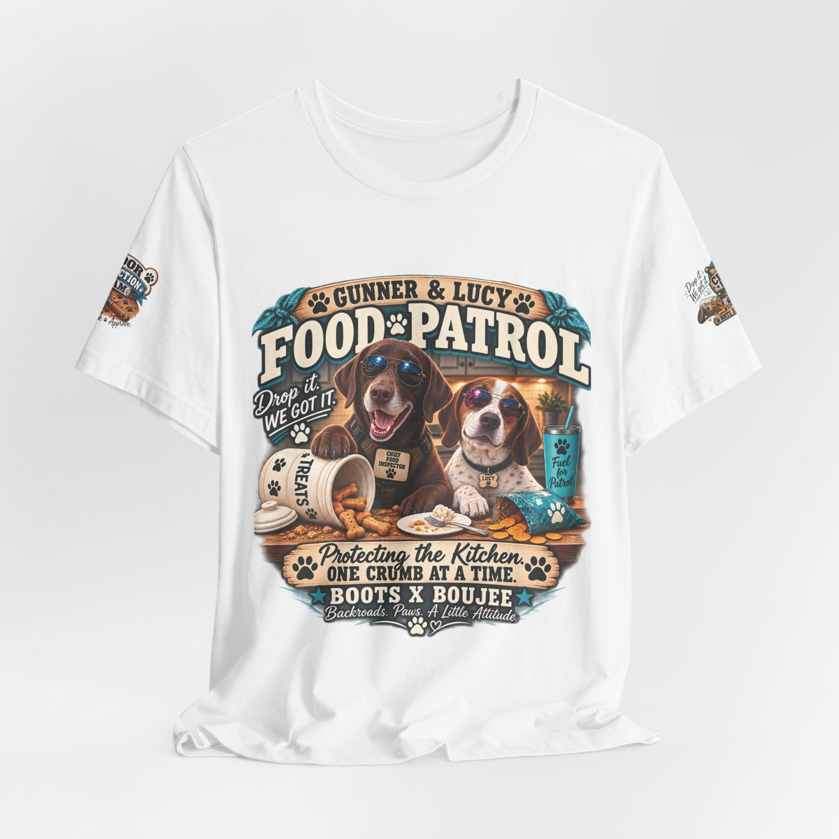 Gunner & Lucy Food Patrol Tee 🐾