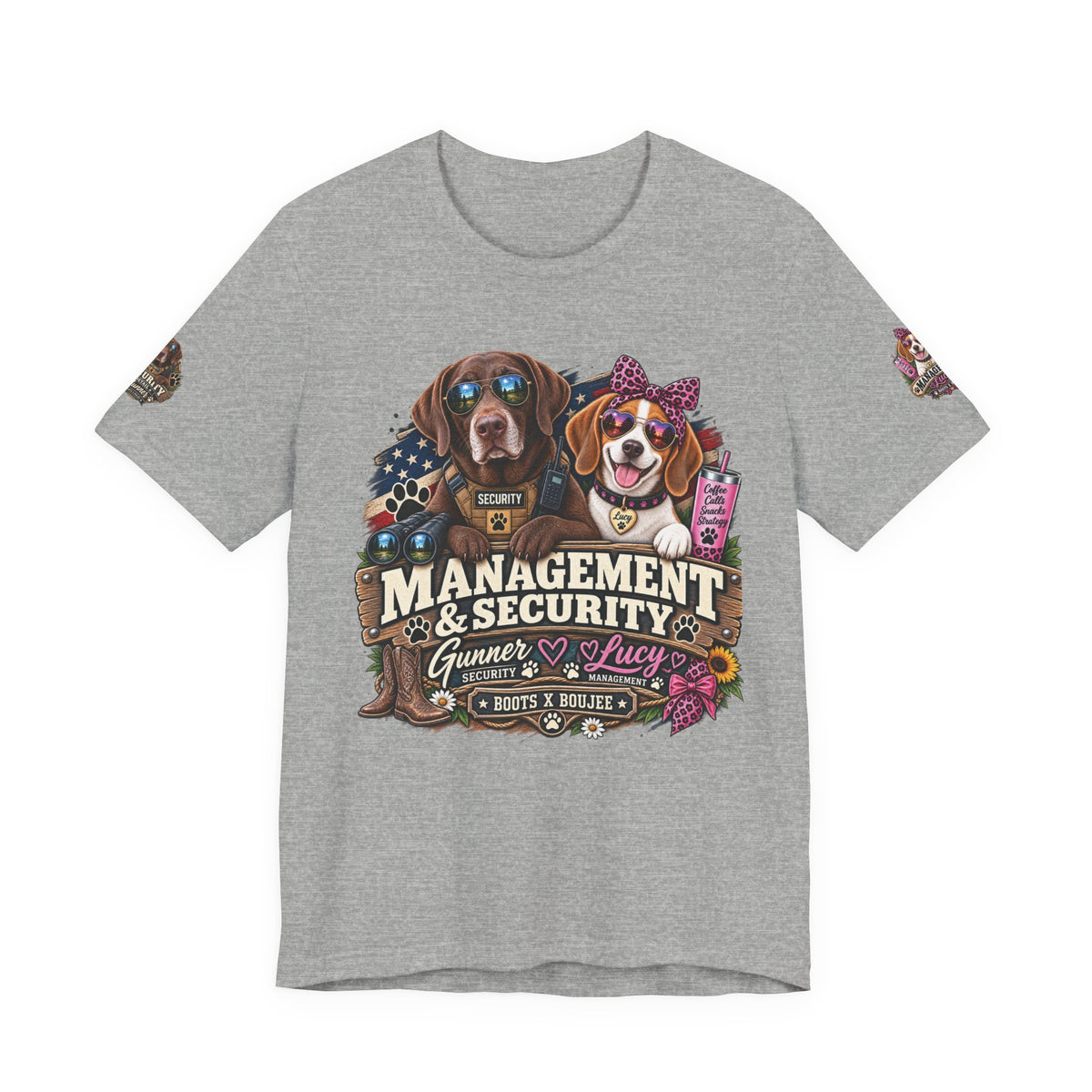 Management & Security — Gunner & Lucy Tee 🐾