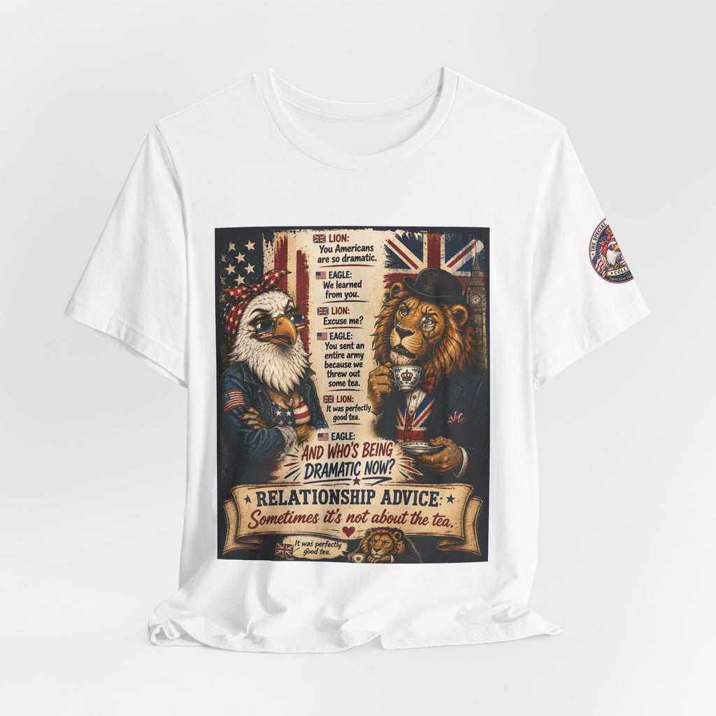 Relationship Advice — British & American Banter Eagle & Lion Tee