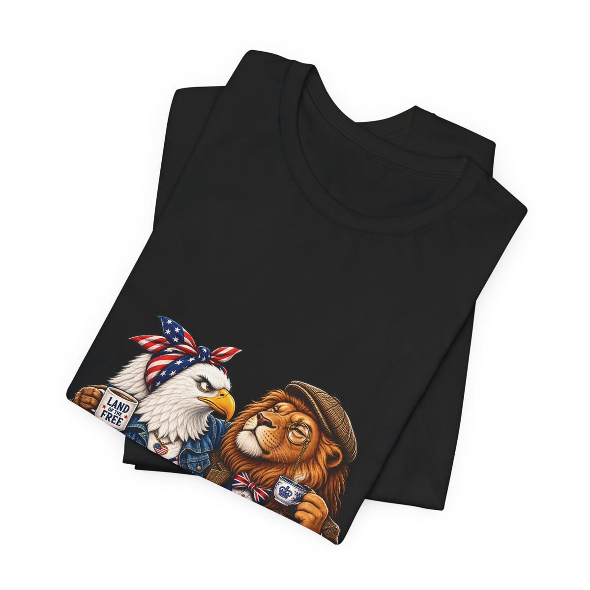 Back & Forth — British & American Banter Eagle & Lion Tee