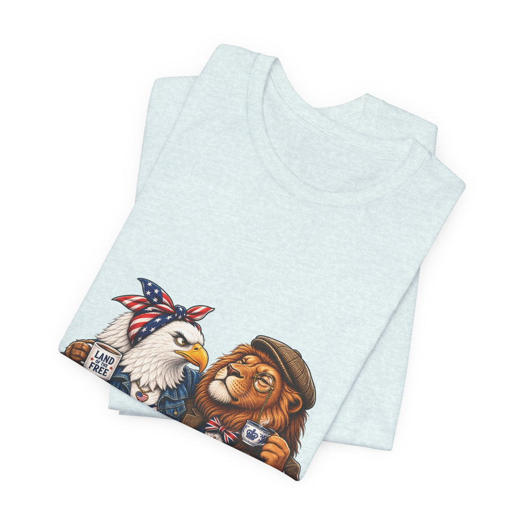 Back & Forth — British & American Banter Eagle & Lion Tee