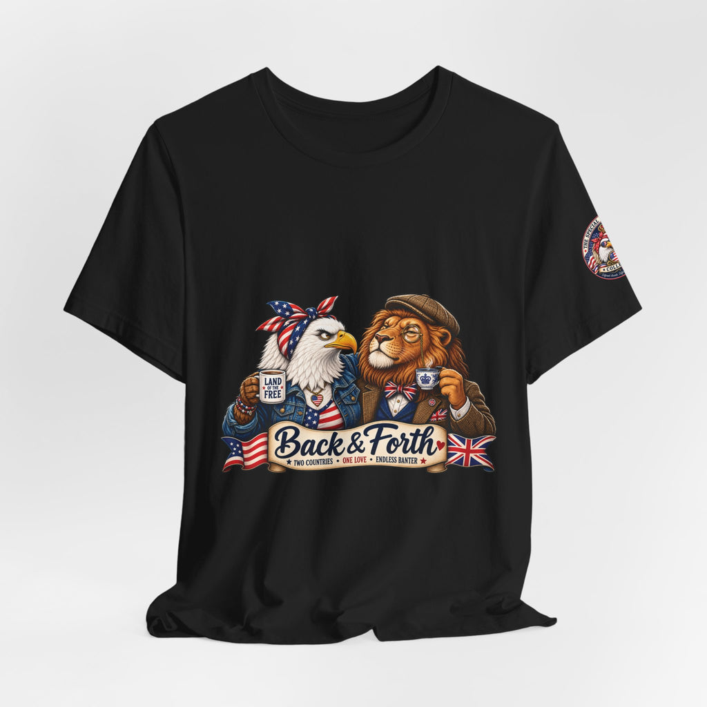 Back & Forth — British & American Banter Eagle & Lion Tee