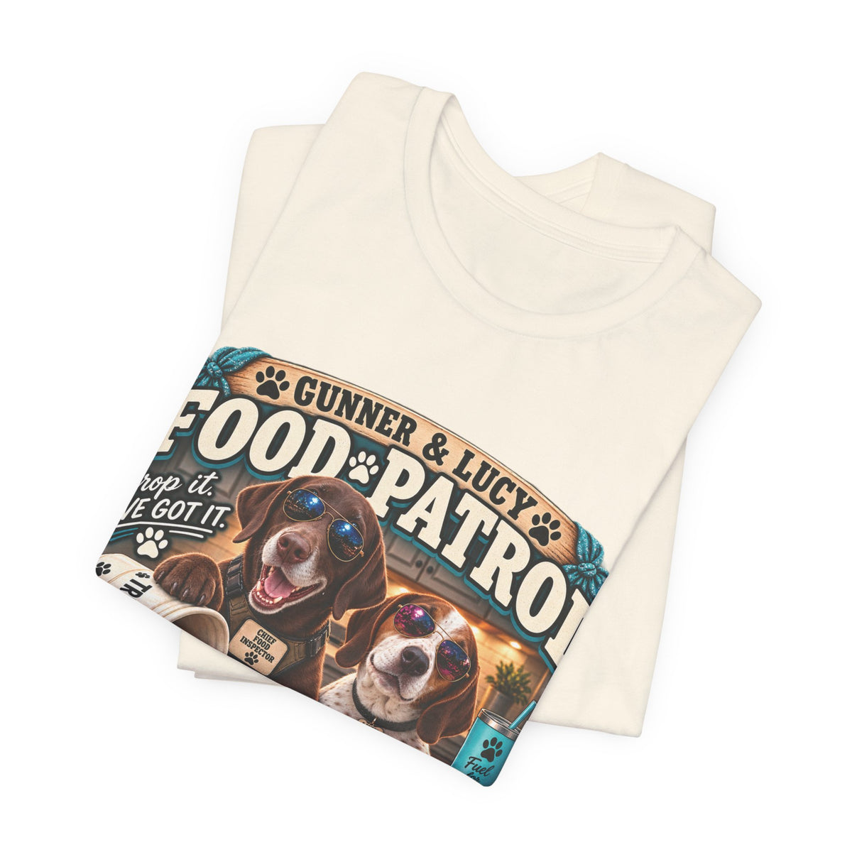 Gunner & Lucy Food Patrol Tee 🐾
