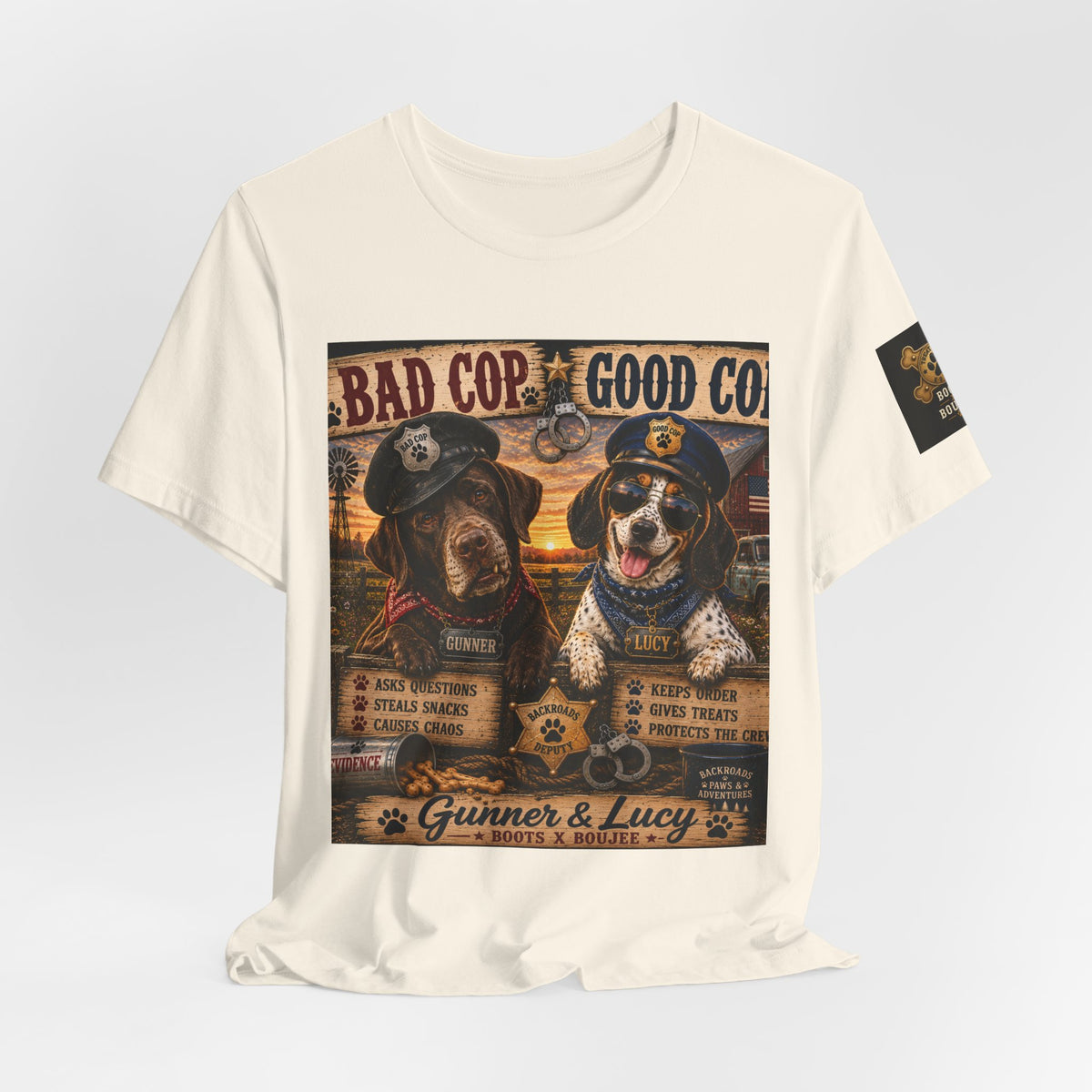 Bad Cop, Good Cop — Gunner & Lucy Tee 🐾