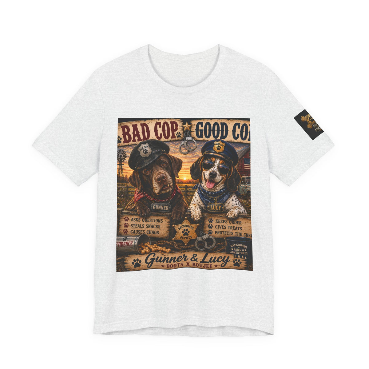Bad Cop, Good Cop — Gunner & Lucy Tee 🐾