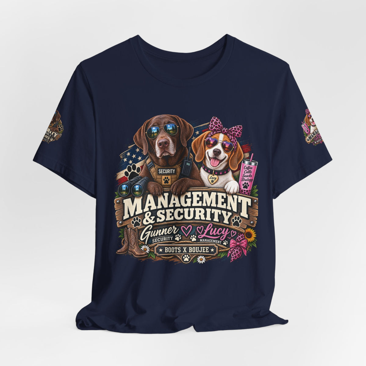Management & Security — Gunner & Lucy Tee 🐾