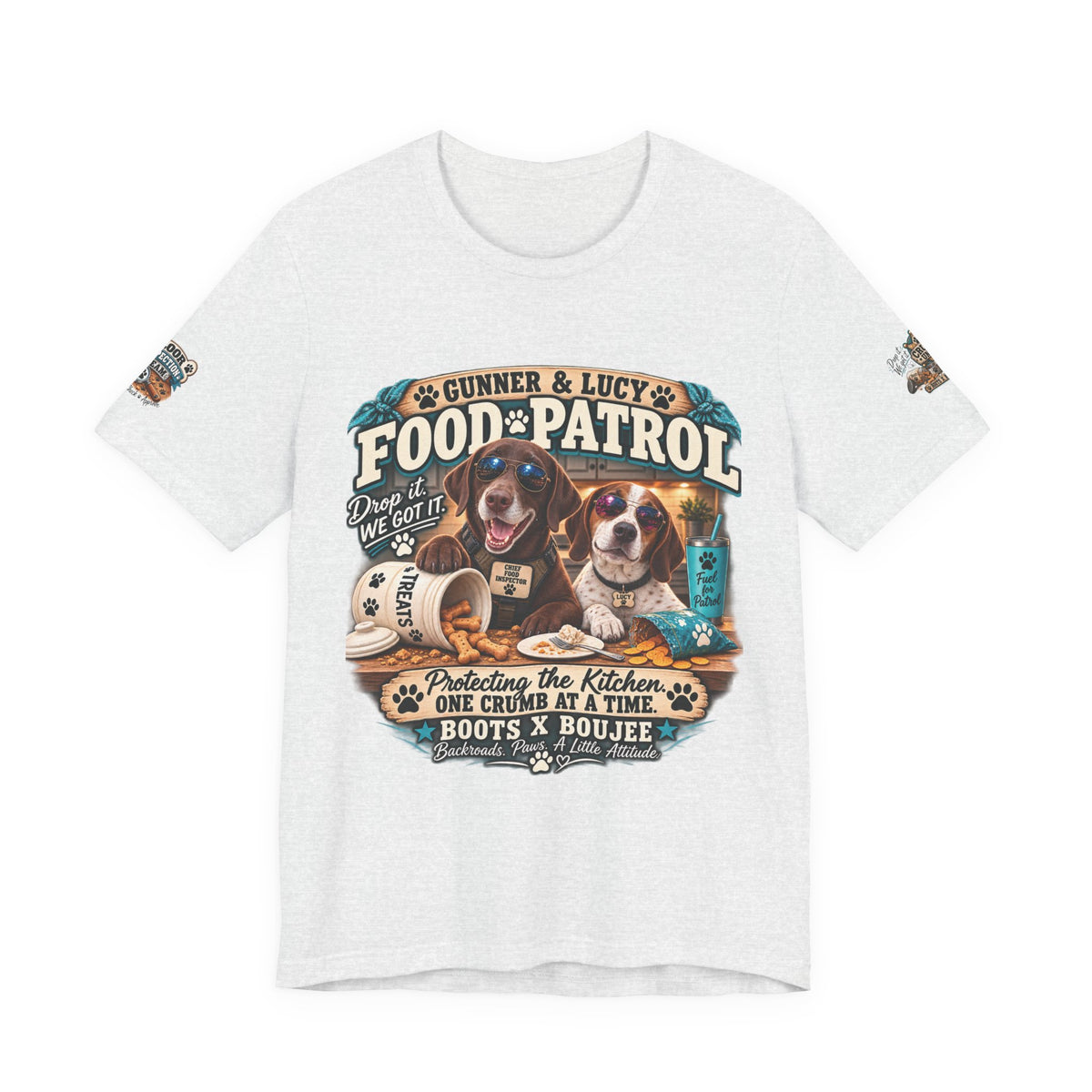 Gunner & Lucy Food Patrol Tee 🐾