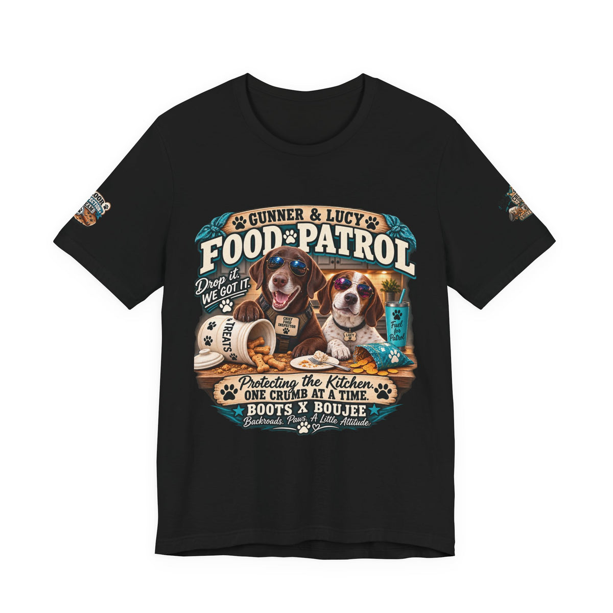 Gunner & Lucy Food Patrol Tee 🐾