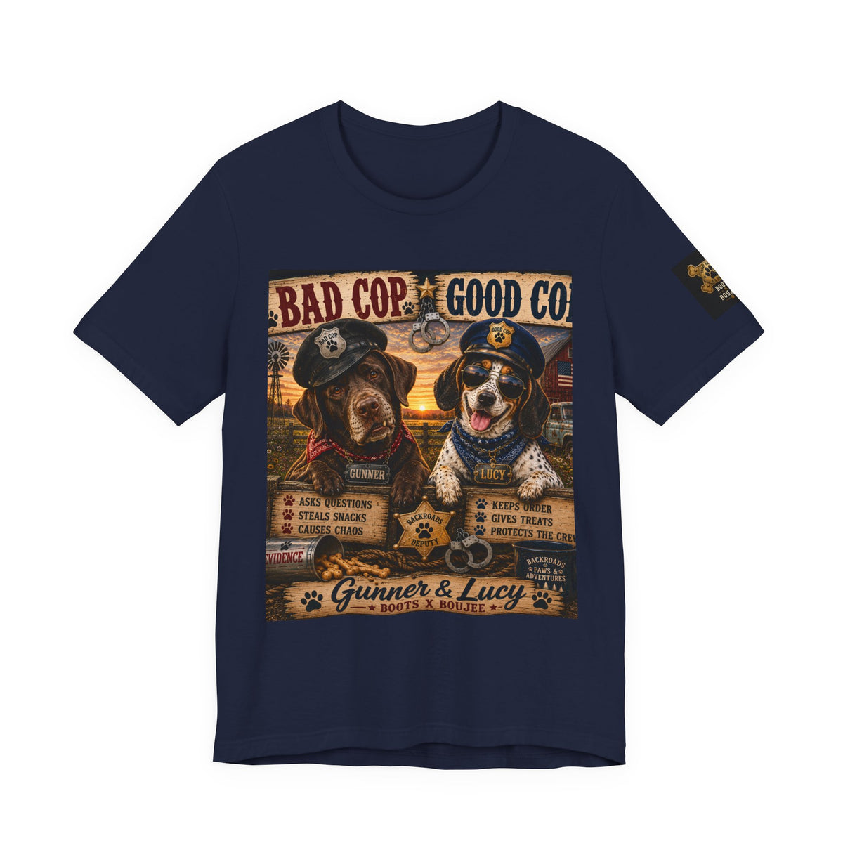 Bad Cop, Good Cop — Gunner & Lucy Tee 🐾