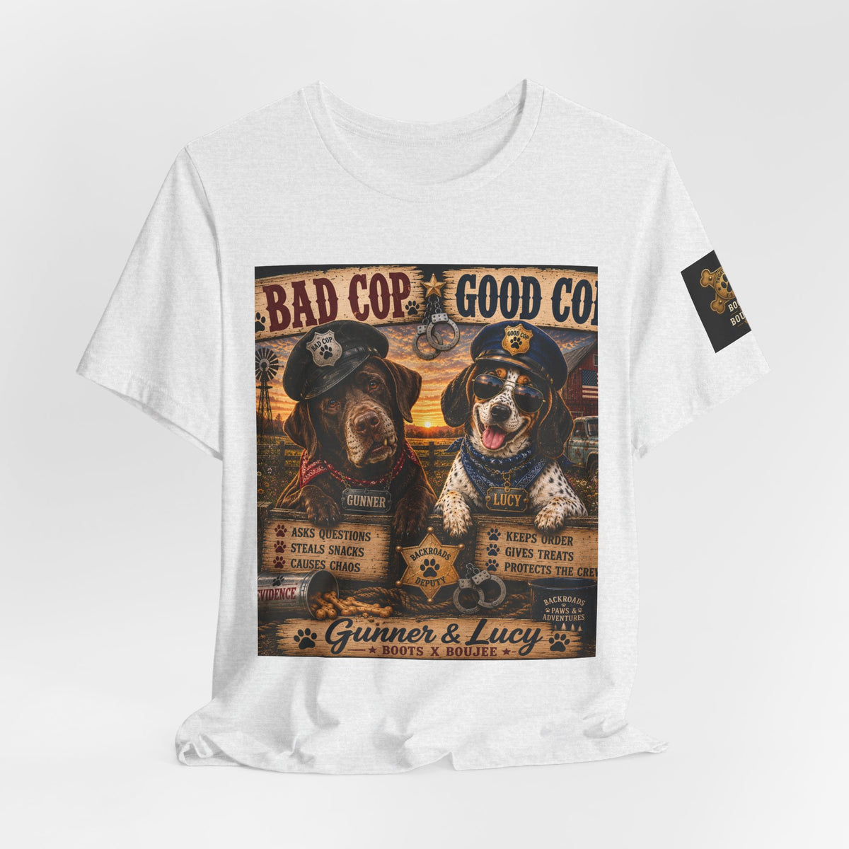 Bad Cop, Good Cop — Gunner & Lucy Tee 🐾