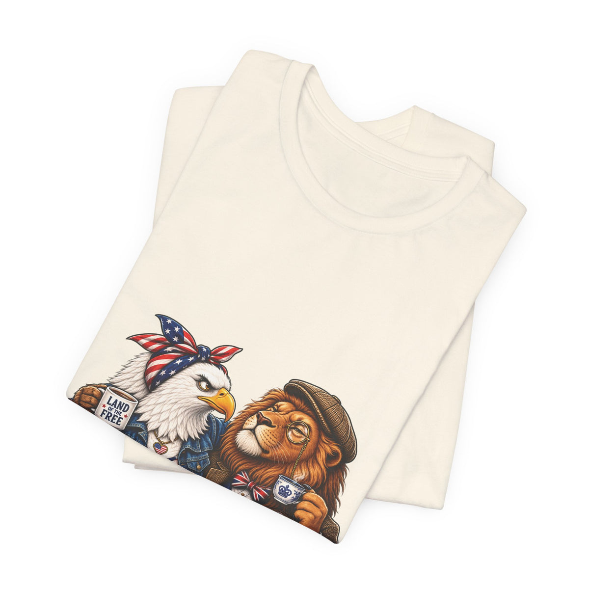 Back & Forth — British & American Banter Eagle & Lion Tee