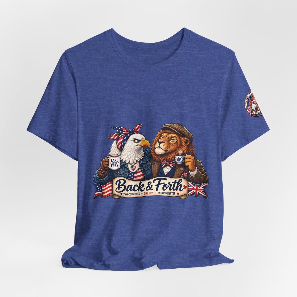 Back & Forth — British & American Banter Eagle & Lion Tee