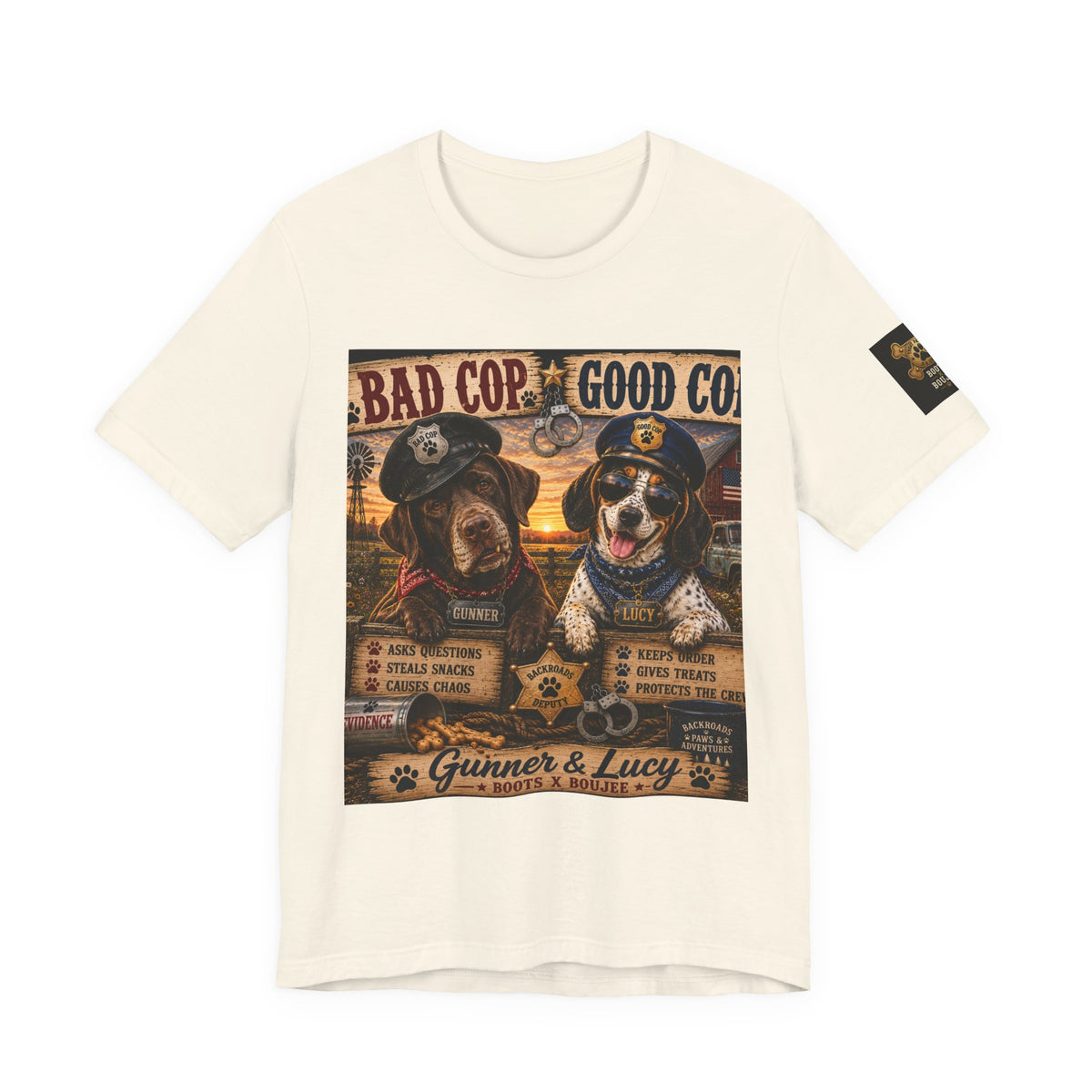 Bad Cop, Good Cop — Gunner & Lucy Tee 🐾