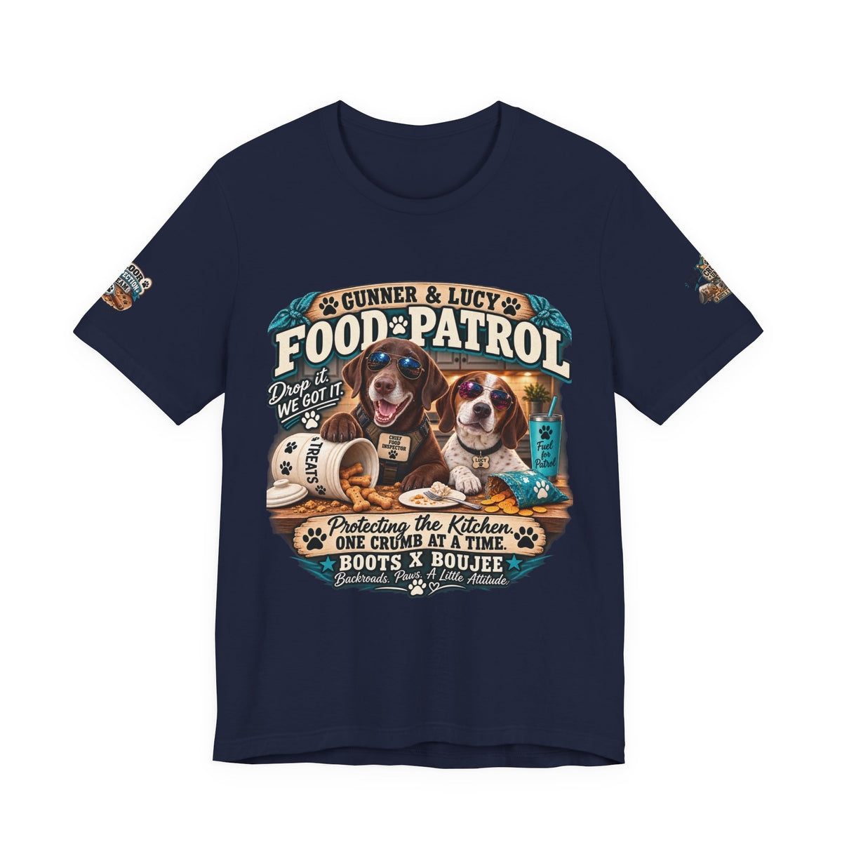 Gunner & Lucy Food Patrol Tee 🐾