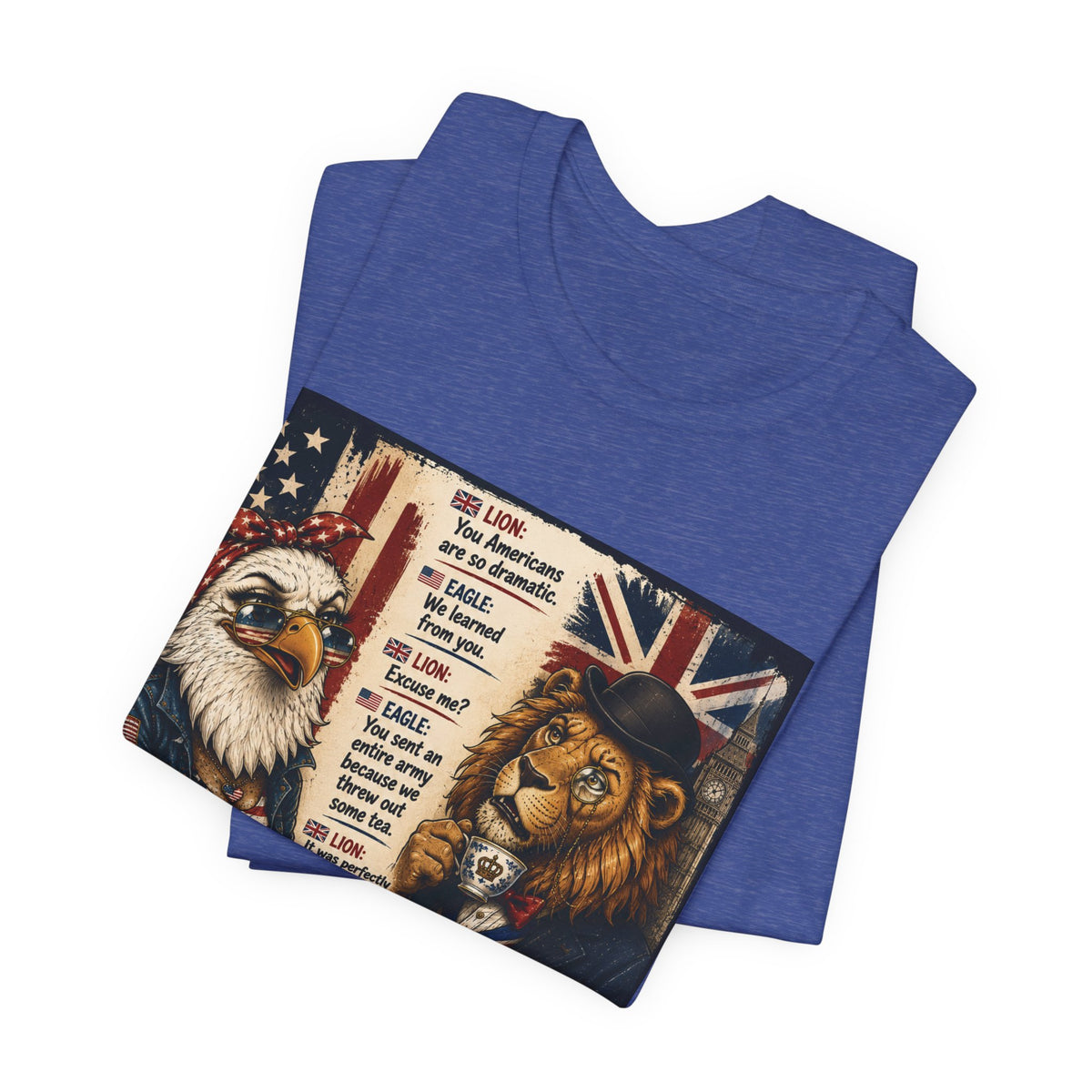 Relationship Advice — British & American Banter Eagle & Lion Tee