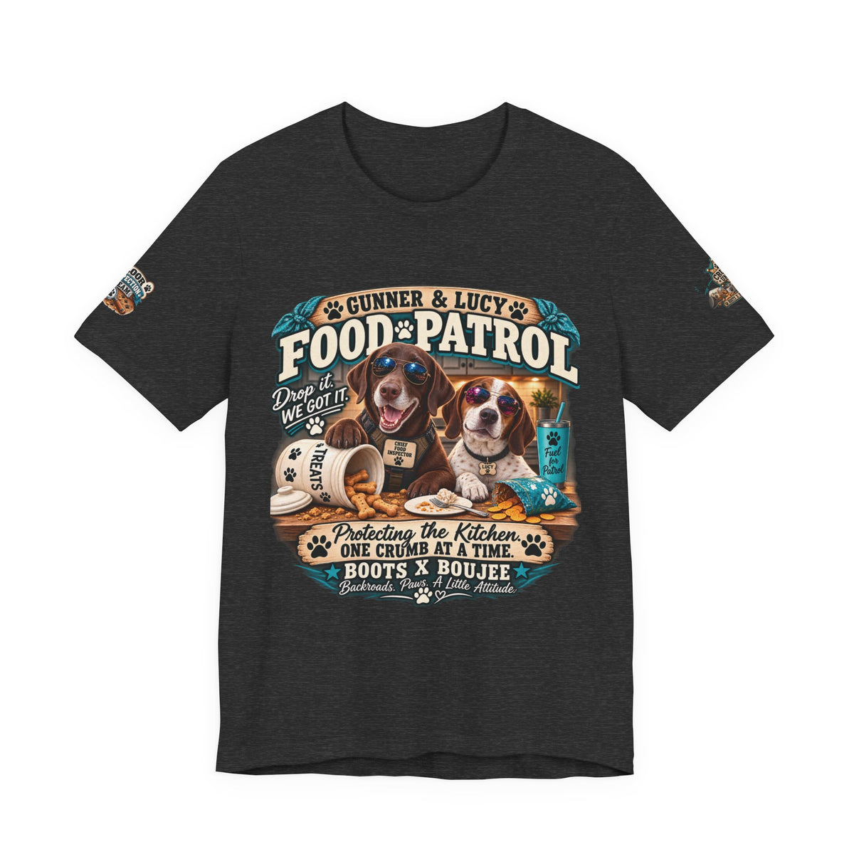 Gunner & Lucy Food Patrol Tee 🐾