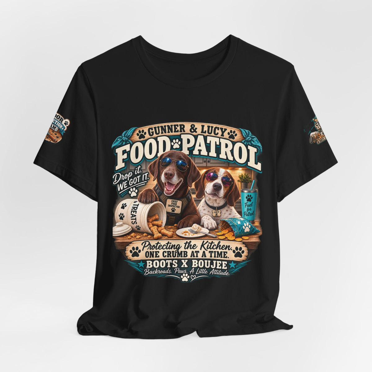 Gunner & Lucy Food Patrol Tee 🐾