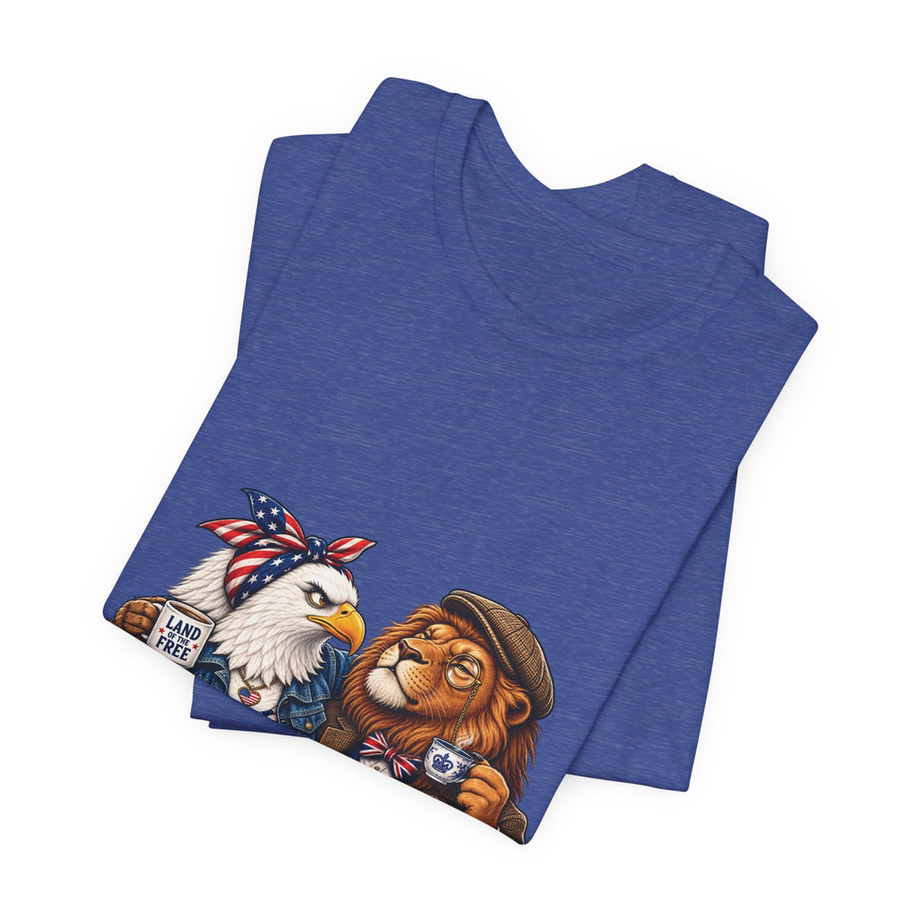 Back & Forth — British & American Banter Eagle & Lion Tee