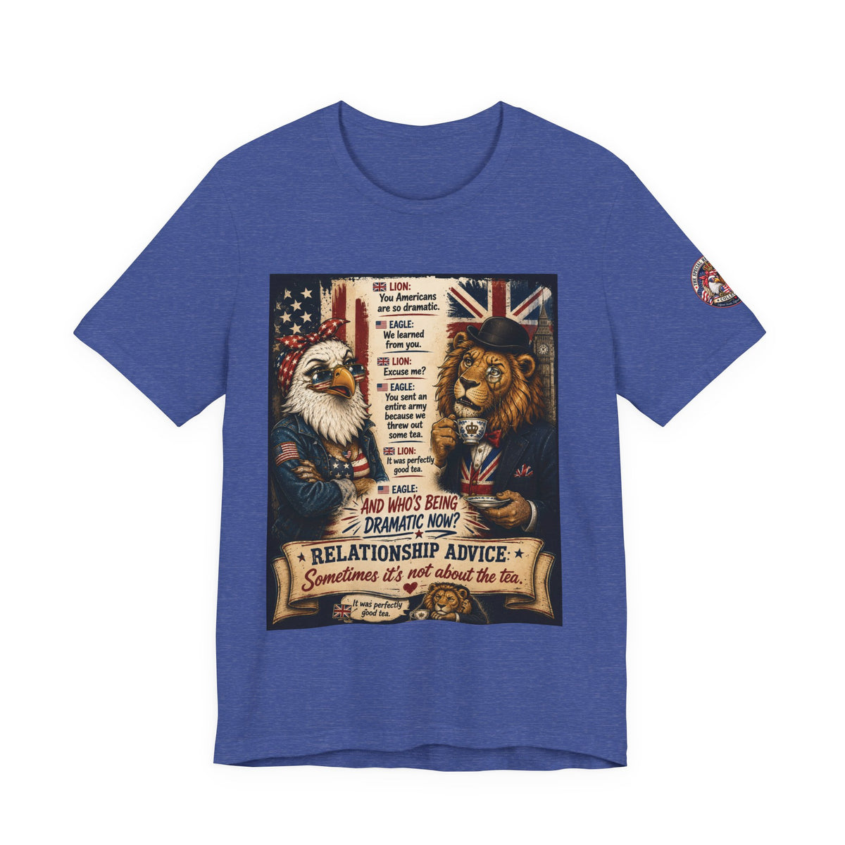 Relationship Advice — British & American Banter Eagle & Lion Tee