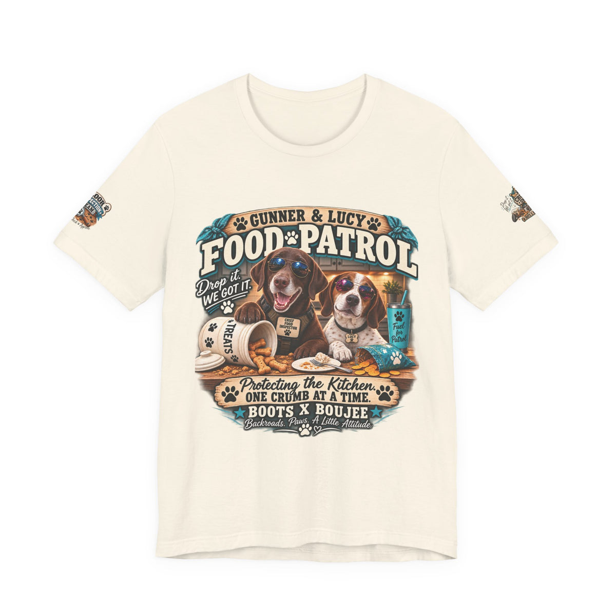 Gunner & Lucy Food Patrol Tee 🐾