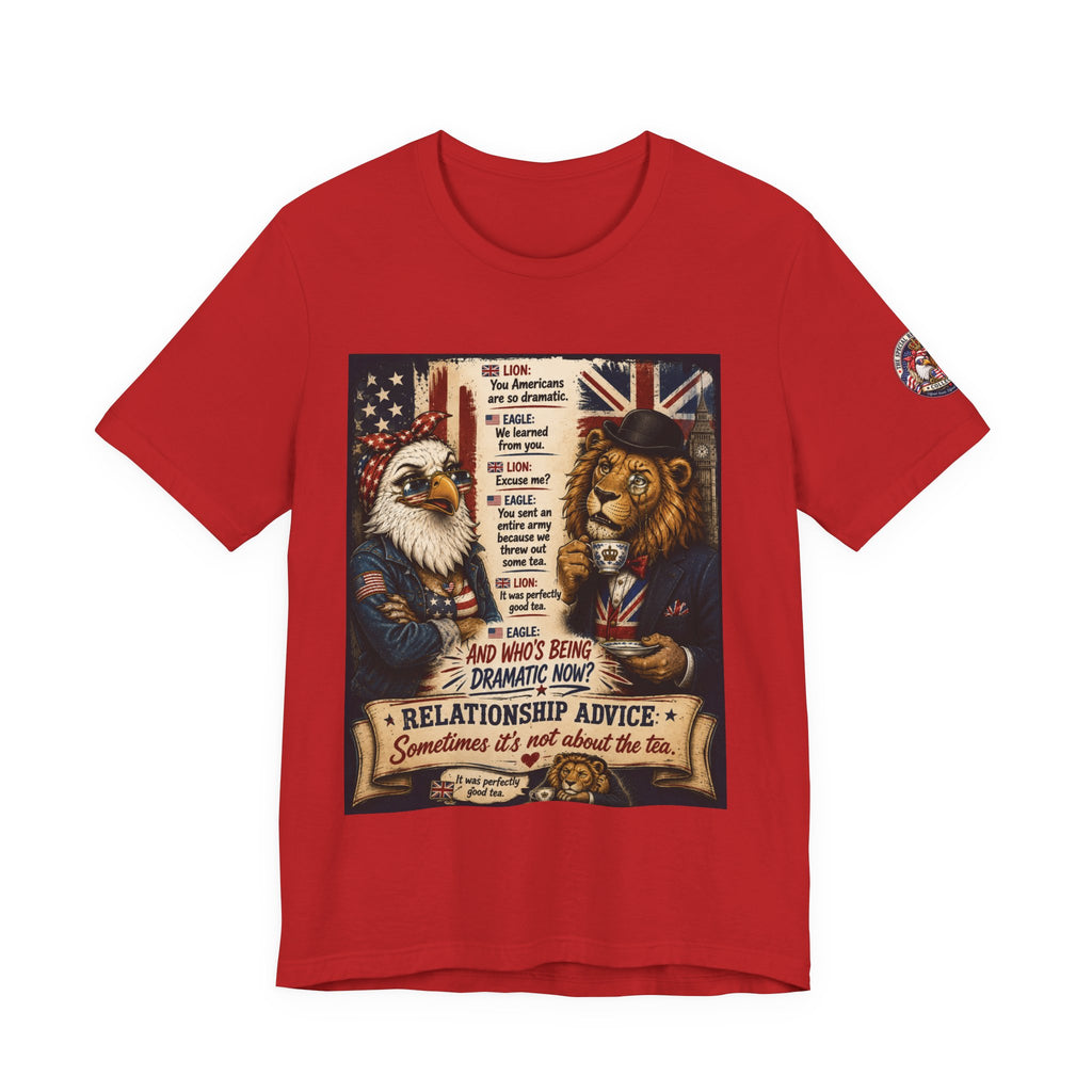 Relationship Advice — British & American Banter Eagle & Lion Tee