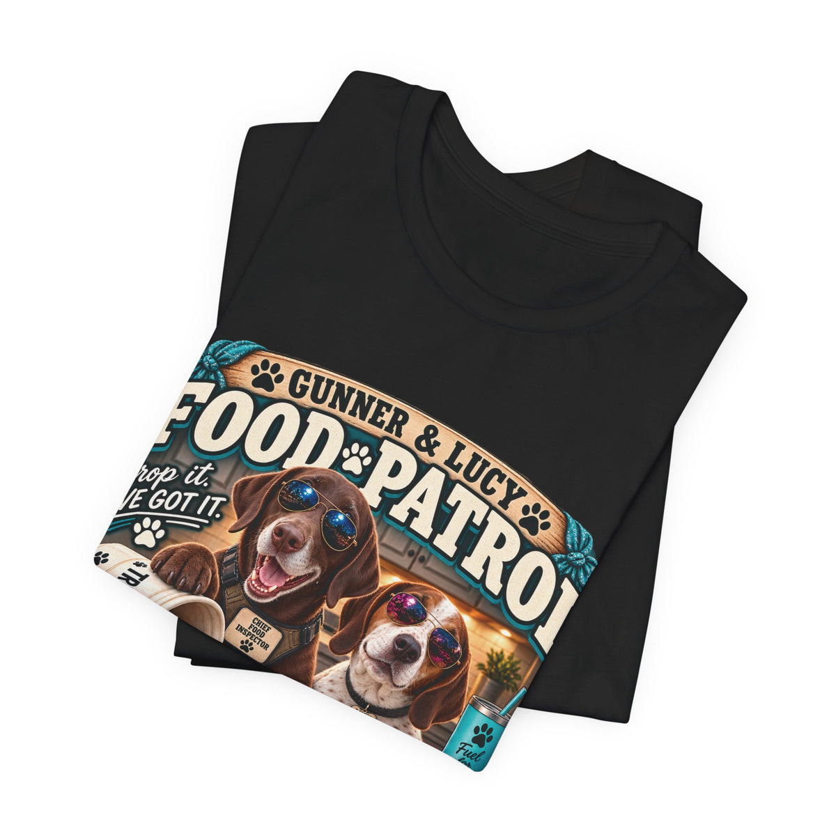 Gunner & Lucy Food Patrol Tee 🐾