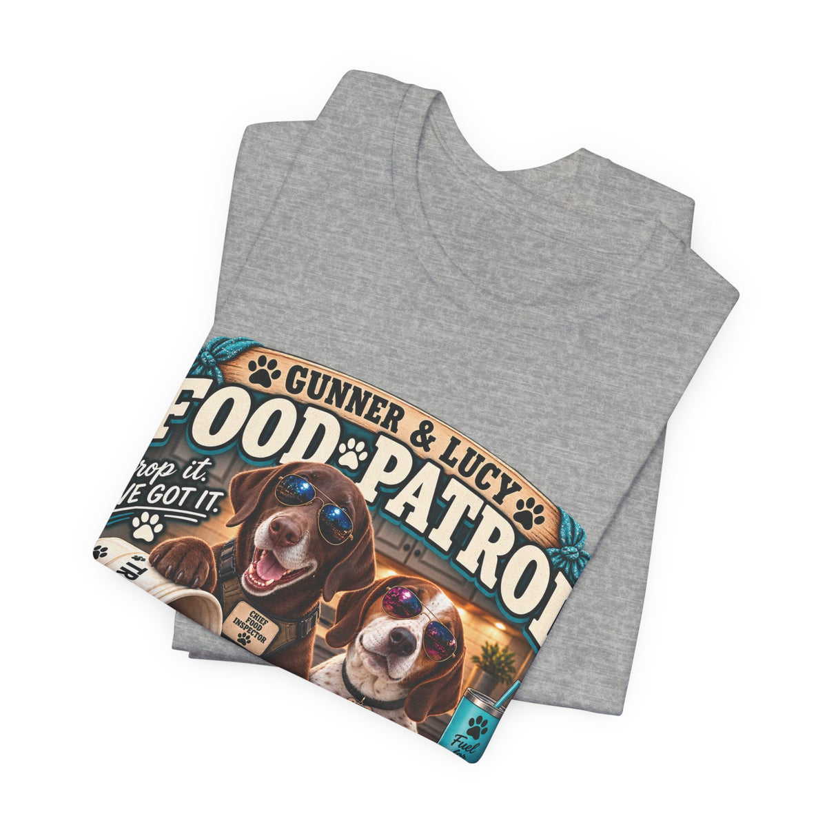 Gunner & Lucy Food Patrol Tee 🐾
