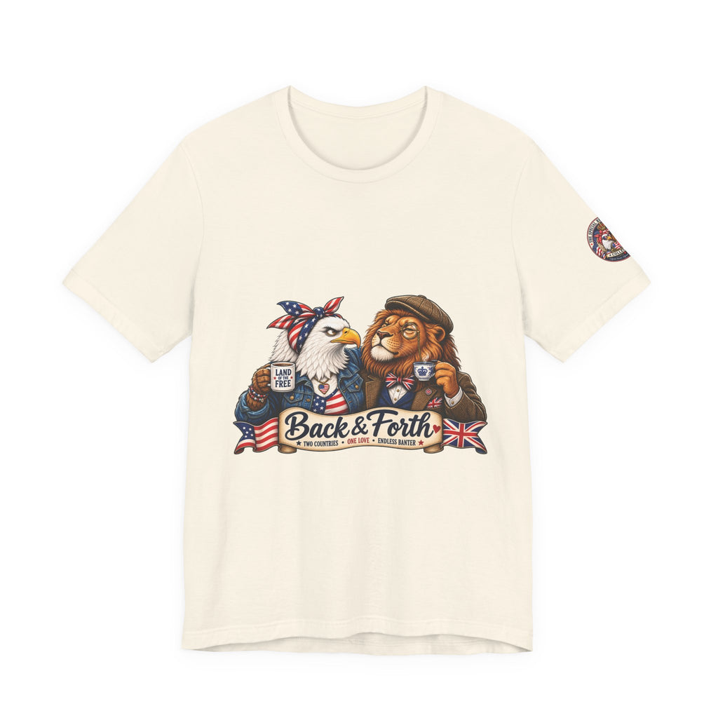 Back & Forth — British & American Banter Eagle & Lion Tee
