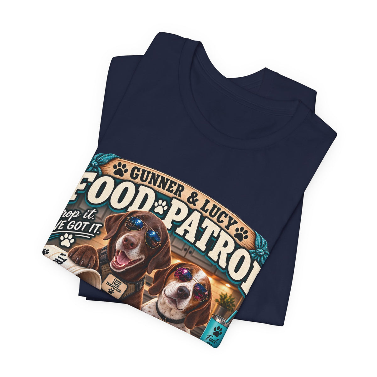 Gunner & Lucy Food Patrol Tee 🐾