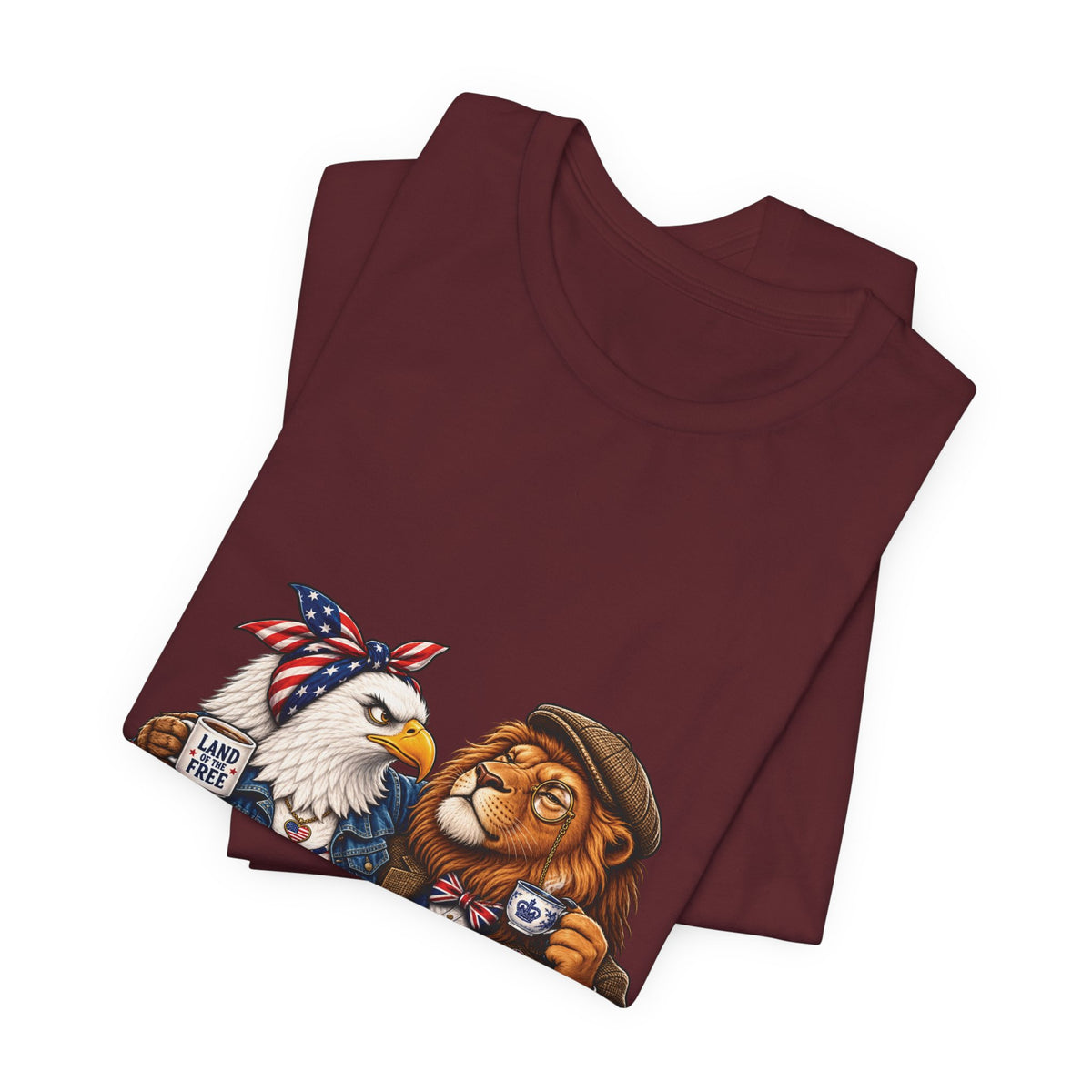 Back & Forth — British & American Banter Eagle & Lion Tee