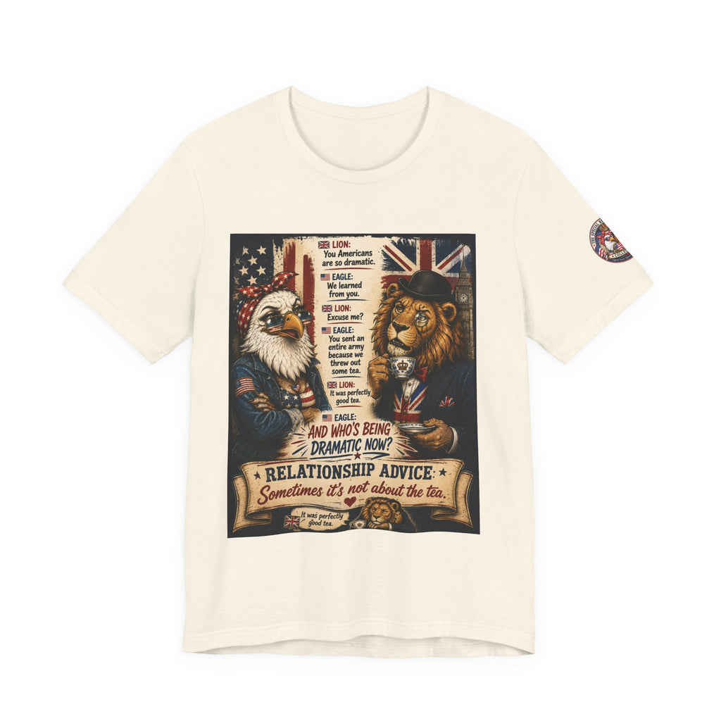 Relationship Advice — British & American Banter Eagle & Lion Tee