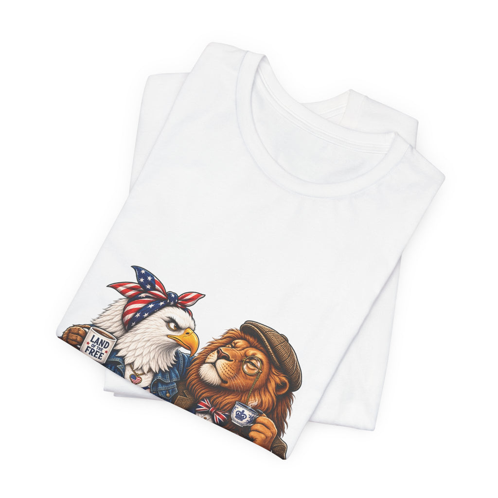 Back & Forth — British & American Banter Eagle & Lion Tee