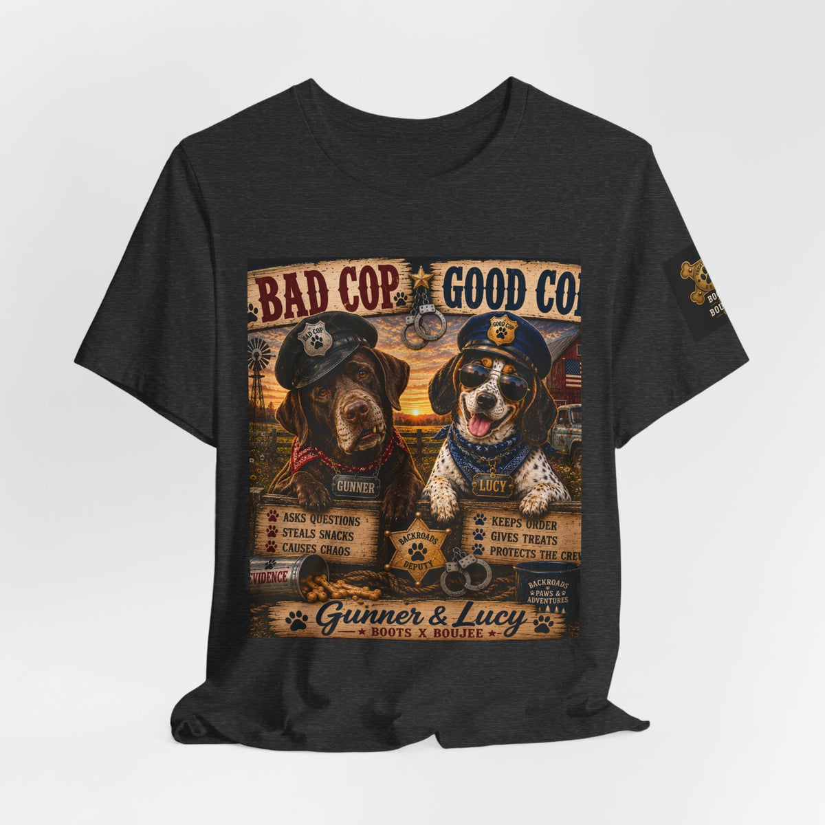 Bad Cop, Good Cop — Gunner & Lucy Tee 🐾