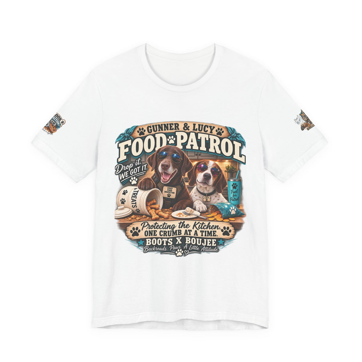 Gunner & Lucy Food Patrol Tee 🐾