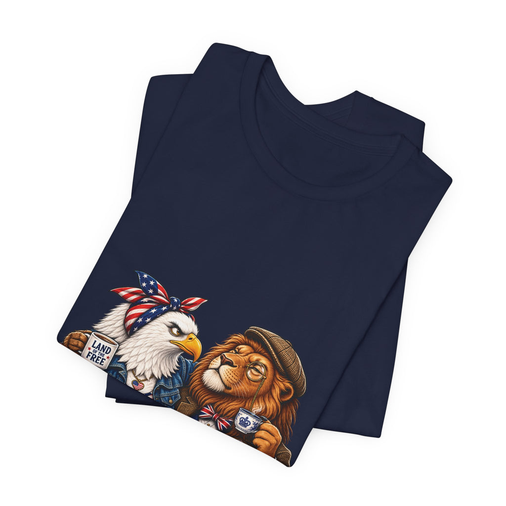 Back & Forth — British & American Banter Eagle & Lion Tee