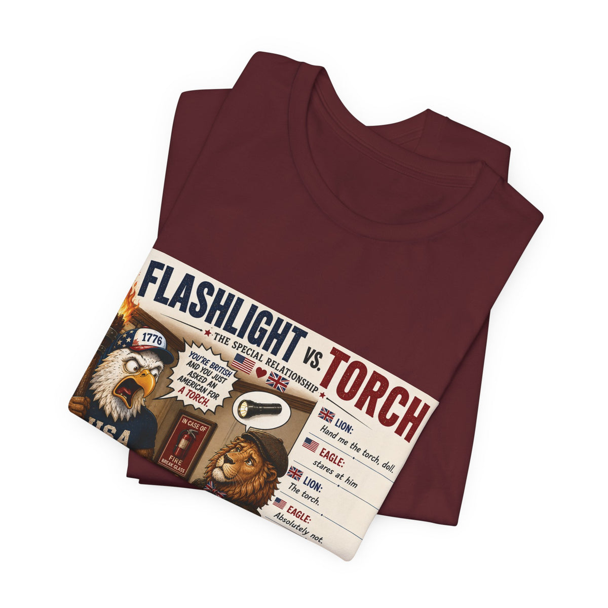 Pants vs. Trousers — British & American Banter Eagle & Lion Tee