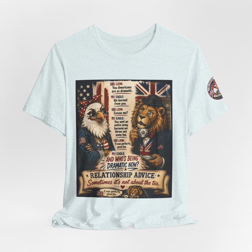 Relationship Advice — British & American Banter Eagle & Lion Tee