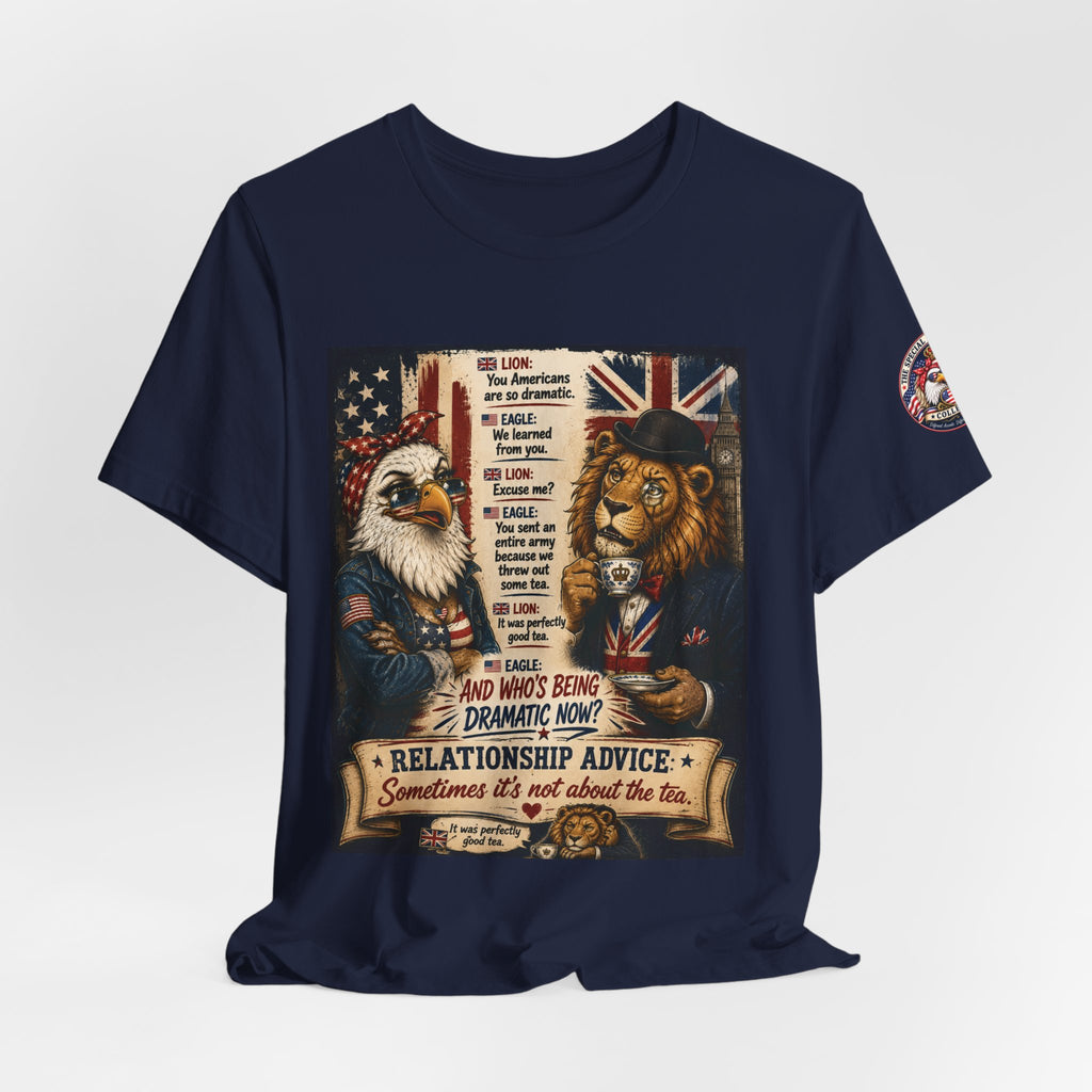 Relationship Advice — British & American Banter Eagle & Lion Tee