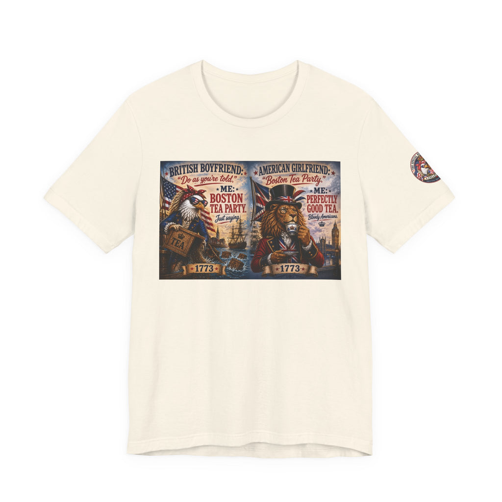 Boston Tea Party — British Boyfriend & American Girlfriend Eagle & Lion Tee