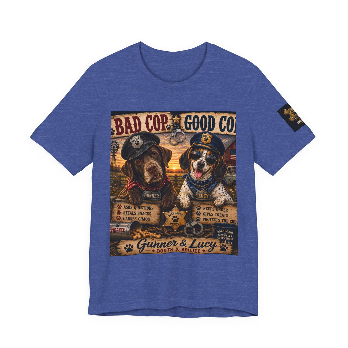 Bad Cop, Good Cop — Gunner & Lucy Tee 🐾